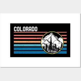 Vintage Colorado Souvenir Retro Mountain 80s 70s Posters and Art